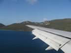 Descending to the airport at St Thomas (59kb)